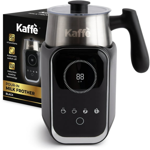 Kaffe 4-in-1 Electric Milk Frother & Warmer (7oz) – Removable Jug, Non-Stick, Hot & Cold Foam, Barista Tool for Lattes & Cappuccinos