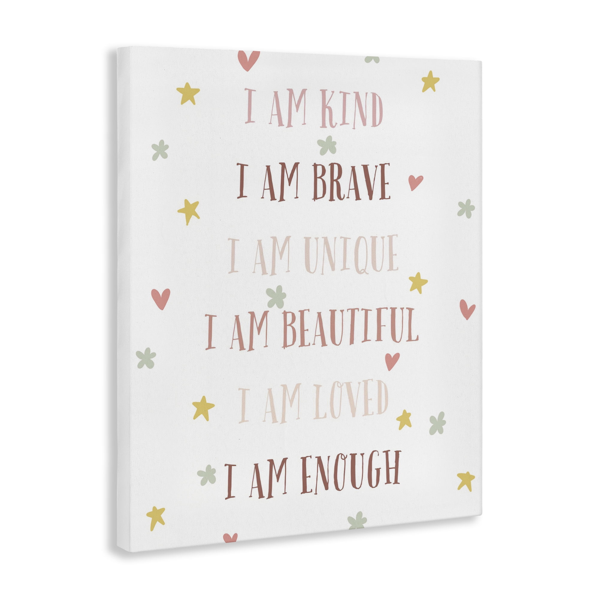 Stupell Industries I am Empowerment Quotes Canvas Wall Art, design by Katie Griggs