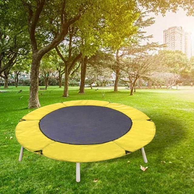 Trampoline Replacement Pad Safety Padding Jumping Bed Cover Spring Cover Yellow 1.2m