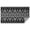 Black Geometric Striped, variant on Black Geometric Diamond Pattern Rectangle Tablecloth 60"x84",Waterproof Polyester Rectangle Table Cloth, Wipeable Spillproof Polyester Tablecloth for Dining, Camping, Indoor and Outdoor