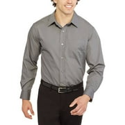 Big Men's Long Sleeve Poplin Dress Shirt