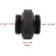 thumbnail image 3 of 4-Pack G1/4 inch 5mm Male to Male Connector with Sealed O-Ring for PC Water Cooling Systems Extender Fitting, 3 of 5