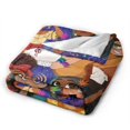 thumbnail image 3 of Manta de franela cálida y acogedora con encanto para sala de estar, dormitorio, cama, sofá, coche, mantas de vellón para todas las estaciones, regalos para niños, adolescentes y adultos, 40 x 30, 3 of 8