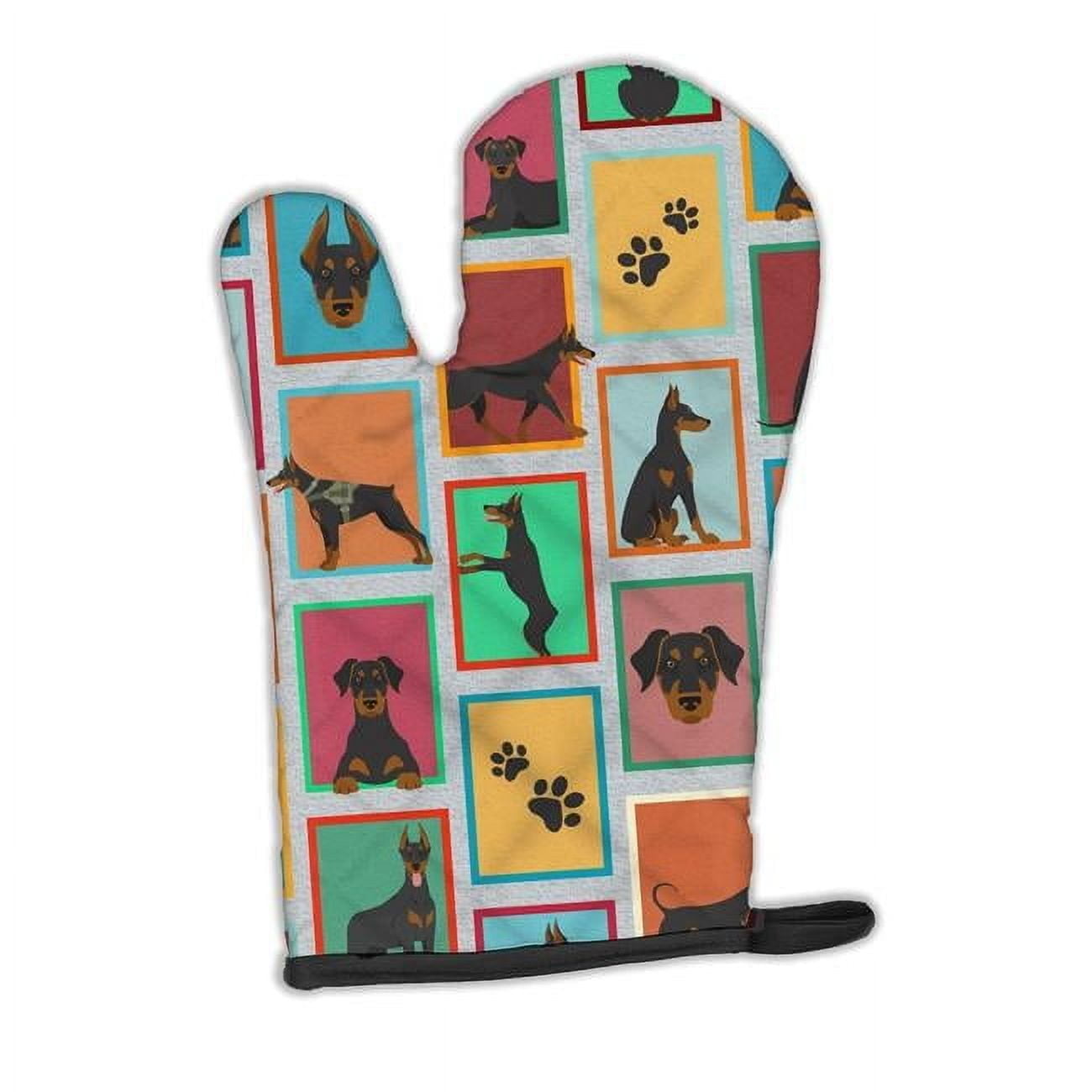 Lots of Great Pyrenees Oven Mitt 8.5 in x 12 in