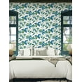 thumbnail image 3 of NextWall Lagoon Boho Leaf Trail Peel and Stick Wallpaper, 3 of 10
