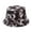 Black, variant on Women Washed Packable Summer Beach Sun Hats Mens Womens Tie-dye Bucket Hat