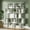 White, variant on DIYART White 5-Tier Geometric Bookcase, S-Shaped Modern Bookshelf set of 2