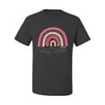 thumbnail image 3 of Waymaker Rainbow Inspirational/Christian Men's Graphic T-Shirt, Charcoal, 5X-Large, 3 of 5