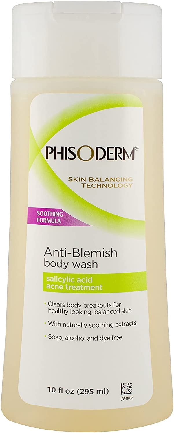 pHisoderm Anti-Blemish Body Wash 10 oz (Pack of 6)