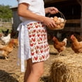 thumbnail image 5 of Egg Collecting Apron Chicken Egg Gathering Basket with Holding Apron with 12 Pockets, 5 of 6