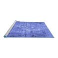 thumbnail image 2 of Ahgly Company Machine Washable Indoor Rectangle Persian Blue Traditional Area Rugs, 3' x 5', 2 of 4
