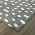 thumbnail image 5 of Balta Archer Modern Polka Dots Area Rug White 5'3" x 7' Abstract, Dots, Geometric 5' x 8' Silver, Off-White, 5 of 5