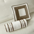 thumbnail image 6 of GDF Studio 7-Piece Queen Comforter Set, Transitional Bedding with Decorative Pillows, Taupe+Brown, 6 of 12