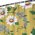 thumbnail image 3 of Ensemble de Rideaux de Douche avec Encliquetable, Tournesols Sauvages Rustiques Botaniques (2) Rideaux de Douche Réutilisables Doublure de Douche, Décor Rideaux en Polyester Doublure, 72x72 Pouces, 3 of 4