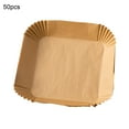 thumbnail image 2 of Cheers US 50Pcs/Set Air Fryer Disposable Paper Liner, Round Air Fryer Paper Liners, Natural Parchment Paper for Air Fryer, Non-Stick, Oil-Proof, Food Grade Paper Liner for Baking Roasting Microwave, 2 of 7