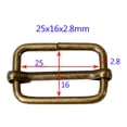 thumbnail image 3 of OUNONA 20Ud Hebillas Metálicas Doradas Para De Bolso Mochila Y Cinturón Duradero, 3 of 8