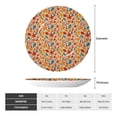 thumbnail image 2 of Sikiie Autumn Leaves 3 Bone China Decorative Plate Personality Ceramic Dinner Plate Crafts Decorative Ceramic Decorative Plate -10in, 2 of 6