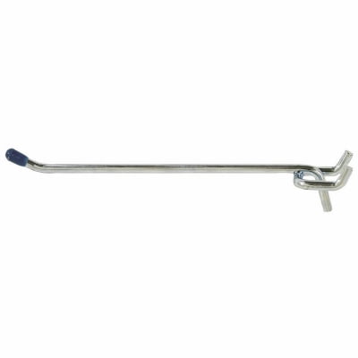 

Crawford 4PK 2 pack 4 in. straight hook. 1/4 in. heavy duty peg hook 4 in. double