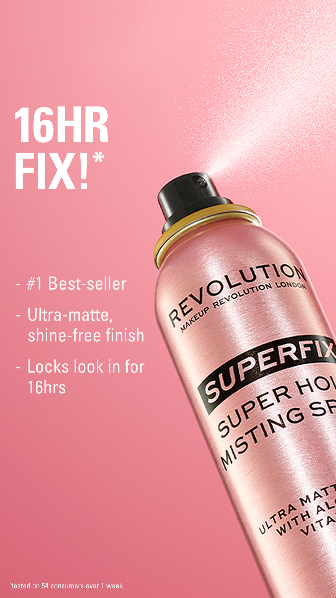 Revolution Superfix Misting Makeup Setting Spray photo 4
