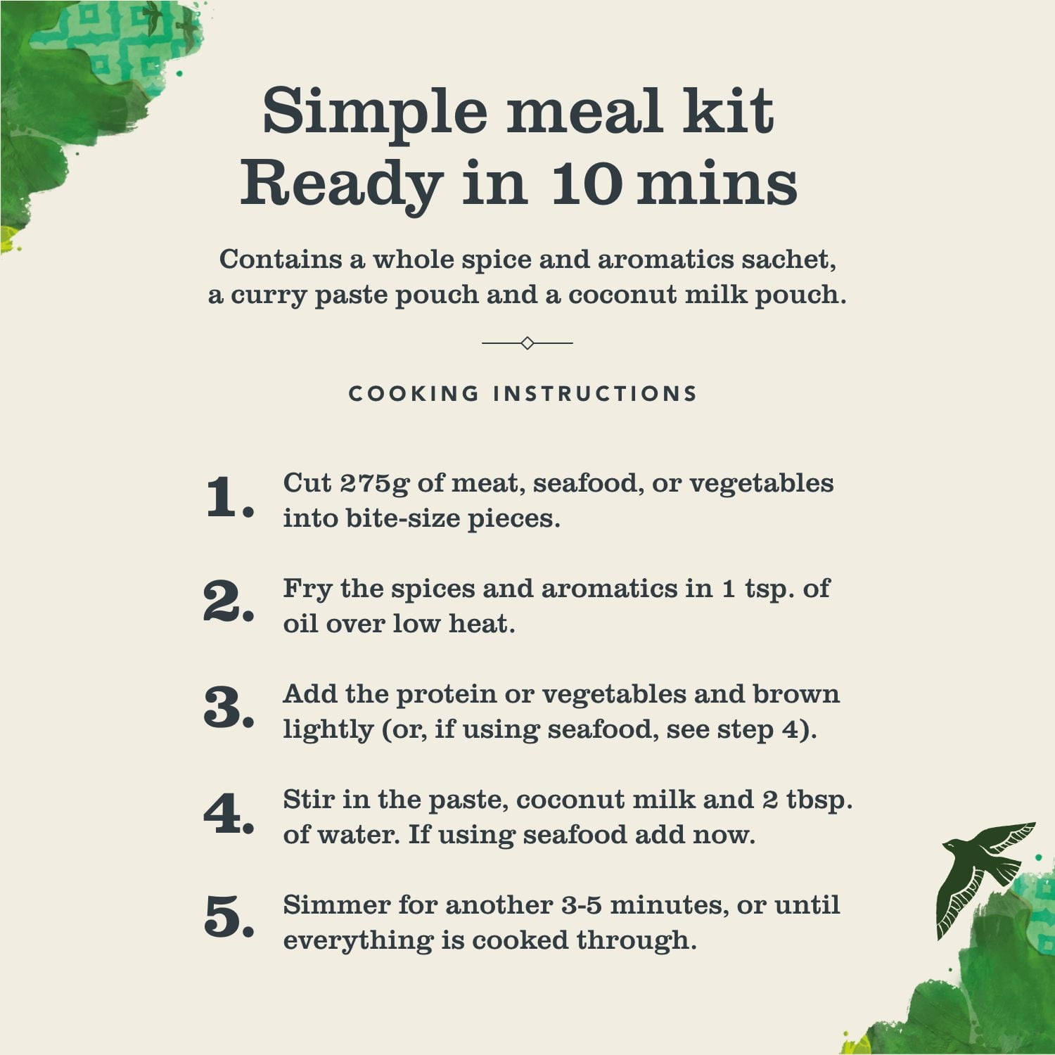 The Spice Tailor Thai Green Curry, Deliciously fragrant and spicy