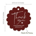 thumbnail image 6 of Inkdotpot Pack Of 50 Thank You For Sharing Our Special Day Bridal Shower-Baby Shower-Retirement-Wedding-Birthday Favor Paper Tags Craft Real Silver Foil Hang Tags, 6 of 6