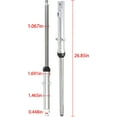 thumbnail image 2 of EPOTOOR Silver 27in Front Fork Tubes Shocks Absorber Replacement for CG125 CT90 CT110 Trail, 2 of 7
