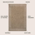 thumbnail image 3 of JONATHAN Y TUSCAN SUN 5 x 8 Area Rug, Lido Traditional Pinstripe Border - Beige/Cream, TSN210A-5, 3 of 7