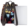 thumbnail image 3 of Goofa The Nightmare Before Christmas Pattern Leather Backpack Purse for Women Fashion Multipurpose Design Handbag Ladies Shoulder Bags Travel Backpack, 3 of 4