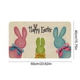 thumbnail image 2 of Djunllk Easter Door Mat - Non Slip Stain Resistant Stylish Floor Mat Room Decoration Carpet for Door Entryway, 15 x 23 inch, 2 of 6