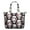 Black Skull Rose, variant on Black Space Moon Planet Pattern Travel Tote Bags for Women Carry On,Large Weekender Bags for Women Travel,Multi Functional Duffle Bag for Work,Shopping,Sports