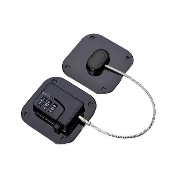 Matsuzay 2 pack/lote cerradura para niños duradera cerradura de cajón compatibilidad Universal construcción robusta Cerraduras de hardware Cuadrado negro