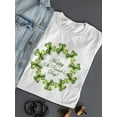 thumbnail image 3 of Happy St Patricks Day Wreath T-Shirt Women -Image by Shutterstock, Female XX-Large, 3 of 4