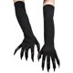 thumbnail image 1 of Garras de Halloween YONGSHENG Guantes largos de patas de animales negros 40 cm, 1 of 4