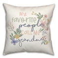 thumbnail image 2 of Creative Products My Favorite People Call Me Grandma 18x18 Spun Poly Pillow, 2 of 3