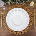 thumbnail image 5 of BalsaCircle 6 Pieces 15" Natural Round Metallic String PLacemats Decor, 5 of 8