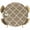 Brown, variant on Elastic Fitted Round Tablecloth, Orange Morocco Waterproof Stretch Table Cover for 45"-54" Tables, Farmhouse Ethnic Geometric Grid Aesthetic Washable Outdoor Tablecloths for Patio, Picnic, Camping