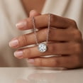thumbnail image 5 of Rosec Jewels Lab Grown Diamond Solitaire Necklace for Women - IGI Certified - 2 Ct - E-VS1 Grade - Gift for Special Occasions, 18K White Gold, 5 of 8