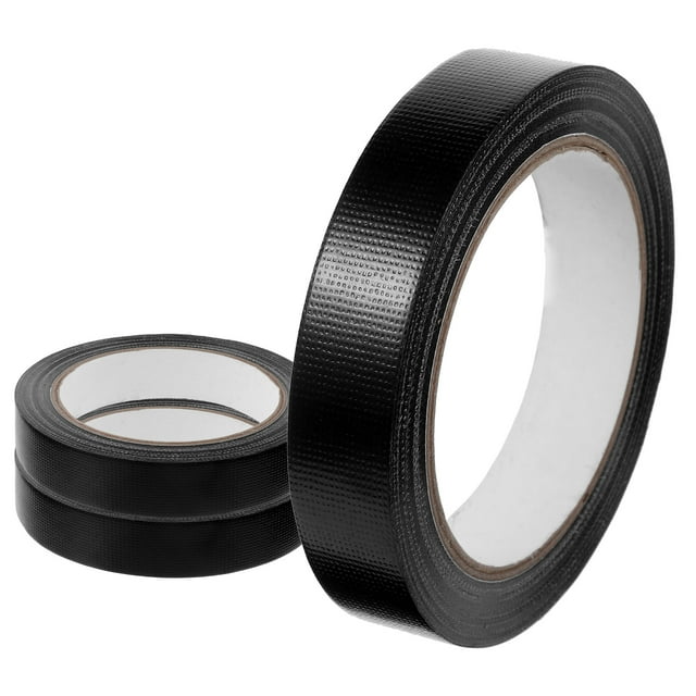 IFANLANDOR 3 Rouleaux de Ruban de Calfeutrage Imperméable pour Réparation de Tuyaux Tissu Noir pour Réparations d'Urgence