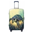 thumbnail image 2 of Goofa Watercolor Turtle3 Pattern Luggage Covers For Suitcase,Suitcase Cover Protector Fit 18-32 Inch Luggage-Small, 2 of 9