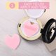 thumbnail image 3 of 6 uds. Soplo de maquillaje en forma de corazón, pequeños soplos de polvo para mujer, soplo de maquillaje en polvo para polvo facial, 3 of 4