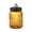 Yellow, variant on Vintage Glass Jar with Lid, Sunflower Embossed Airtight Food Storage Container for Sugar, Coffee, Tea, Candy, Cookies
