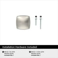 thumbnail image 3 of Amerock Garfield 1-3/16 inch (30mm) Length Satin Nickel Cabinet Knob, 25 Pack, 3 of 4