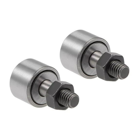 2pcs CF6 Cam Follower KR16 Needle Roller Bearing 16mmx11mm Roller Diameter M6 Stud Type TAPDRA Spare Part
