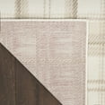 thumbnail image 5 of Nourison Grafix Plaid Ivory Beige 7'10" x 9'10" Area Rug (8x10), 5 of 8