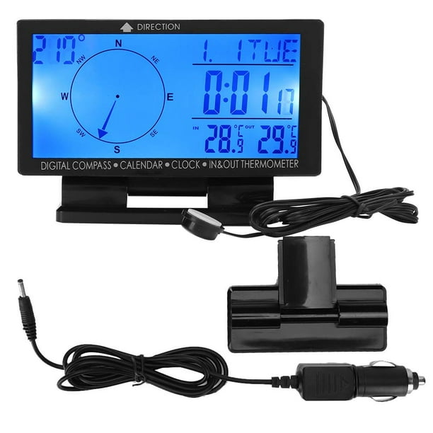 Digital Car Thermometer, Multifunctional Car Automobile Thermometer