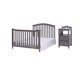 image 4 of AFG Baby Furniture Kali 4-in-1 Convertible Crib and Changer, Gray