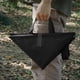 thumbnail image 5 of Bote de basura 60 L Camping Bolsa de jardín portátil para jardín con asa Negro, 5 of 5