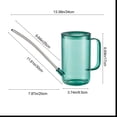 thumbnail image 3 of Bfogop Small Watering Can for Indoor Plants - 34oz Leakproof Lightweight Pot with Long Spout & Bonus Shower Head, Indoor Watering Can for House Plants, 3 of 6