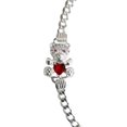 thumbnail image 2 of JOYARIS Pulsera Esclava Osito Zirconias Dama Mujer Regalo Plata 925 Talla Largo / Ancho 19.5 cm x 2 mm PT-0000950, 2 of 4