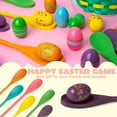 JOYIN Easter Egg and Spoon Race Game Set; 6 Eyeballs and Spoons with